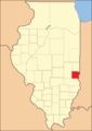 Clark reduced to its current size in 1830 by the creation of Coles County