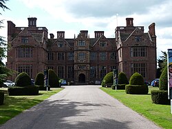 North elevation of Condover Hall