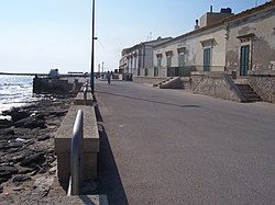 View of the seafront promenade