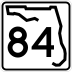 State Road 84 marker