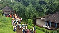 Procession de Ganesh Chaturthi dans un village du Maharashtra.