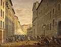 La Journée des Tuiles du 7 juin 1788 par Alexandre Debelle, Musée de la Révolution française, Vizille