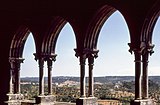 Gothic arcade (restored) of the Palace of D. João I