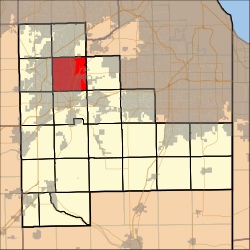 Location in Will County