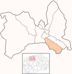 Location of Municipality of Kisela Voda