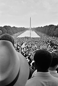 March on Washington for Jobs and Freedom at Civil rights movement, by Warren K. Leffler