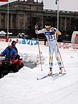 Marcus Hellner vid världscupen i sprint i Stockholm 2007.