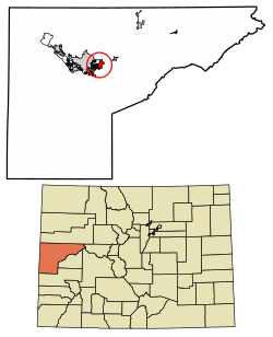 Location in Mesa County, Colorado