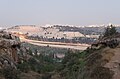 View from Nahal Halilim towrads Jerusalem after sunset