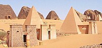Nubian pyramids in Sudan