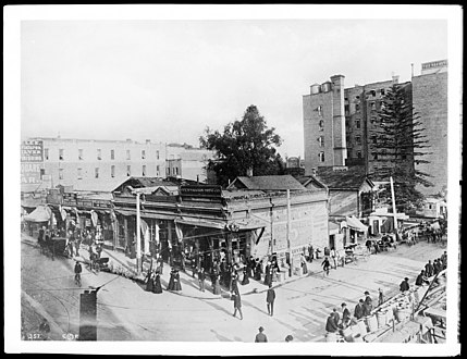 Corner of 4th & Spring in the 1890s