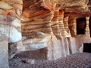 Sandstone Rock-cut tombs (Kokhim) in Petra