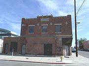 Different view of Gerardo's Building. Listed in the National Register of Historic Places, reference number 85002057.