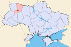 Location within the Rivne Oblast