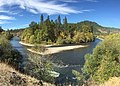 The Rogue River bends around McGregor Park.