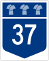 Highway 37 marker