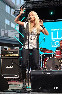 Jordan performing in 2010