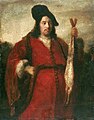 Retrato de un hombre sosteniendo una liebre, 1660-1670