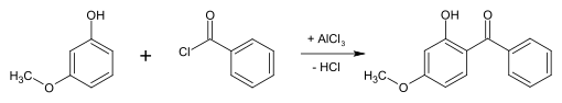 Synthese von Oxybenzon