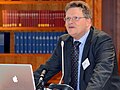 Prof. Dr. Ortwin Dally, Generalsekretär des Deutschen Archäologischen Instituts bei der Begrüßungsansprache