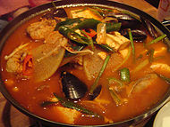Hot dongtae jjigae – Korean pollack stew
