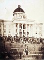 Image 5The inauguration of Jefferson Davis in Montgomery on February 18, 1861. (from History of Alabama)