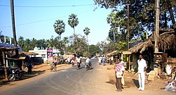 Street view of Vijayarayi village