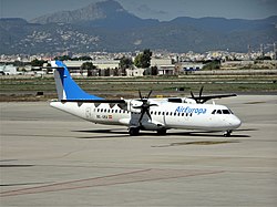 Air Europa ATR que hacía la ruta Málaga-Melilla en 2014