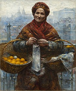 Jewess with Oranges, by Aleksander Gierymski