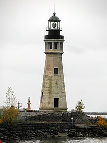 Buffalo North breakwater East end Light lighthouse