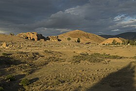 Vue générale du djebel Chemtou.