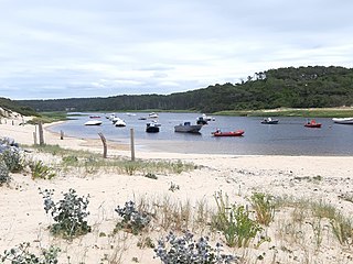 Courant de Contis, à hauteur de Contis-Plage