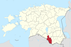 Valga Parish within Valga County.