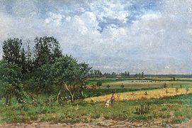 Summer landscape in the vicinity of Gołaszew (1889)