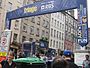 The gate for the street fair portion of the festival on the Royal Mile, in August 2007