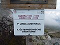 Linea austriaca durante la prima guerra mondiale nel comune di Moena