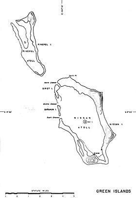 Carte montrant l'île de Sirot.