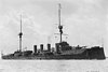 Minotaur at anchor before World War I