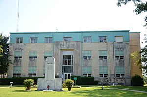 Haskell County Courthouse in Stigler