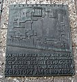 Memorial plaque for the synagogue in Glockengasse