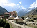 a hotel, close to Karakoram Highway