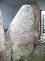 A stone on the right of the passage, Knockmany Chambered Tomb, Co. Tyrone