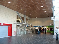 Les Courtilles ticket hall