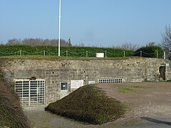 Bunker cedido al Regimiento de Suffolk en 1989 para convertirse en su memorial