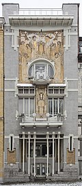 House of the architect Paul Cauchie with sgraffito decoration (1905)