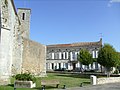 La place de l'Église à Nancras.