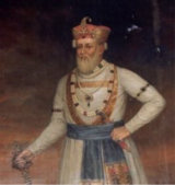 Colour portrait of Faizullah Khan