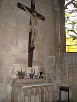 Un christ en Croix, datant du XVIe siècle.