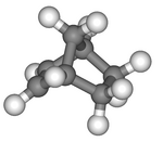 Modello a sfere e bastoncini del norbornene