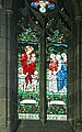 NorthWest window in apse, depicting "suffer the little children". Memorial to George Melly (d. 1894)